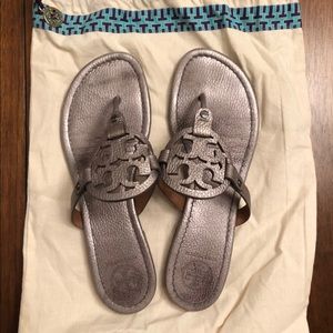 Authentic Tory Burch Miller Sandals, Size 10.5